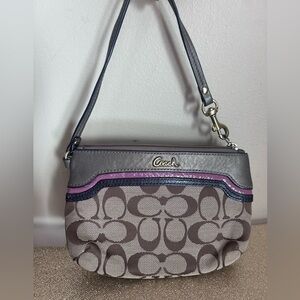 Coach Signature Wristlet
